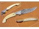 Damascus Folding Knife, 7.5" Damascus Steel Bolster Point Blade, Camel Bone  Handle, Pocket Knife, Razor Sharp