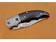 Damascus Folding Knife, 6.5" Damascus Steel Bolster Point Blade, Buffalo Horn Handle, Pocket Knife, Razor Sharp