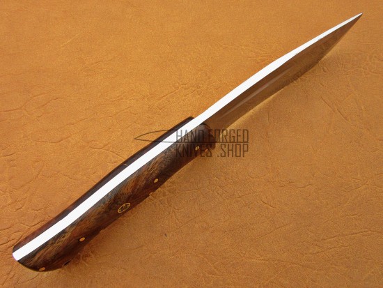 D2 Steel Hunting Knife, 10" Razor Sharp, Walnut Wood Handle